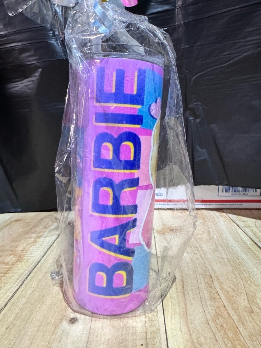 Barbie Pink and Blue Insulated Can Cooler - Barbie Branding